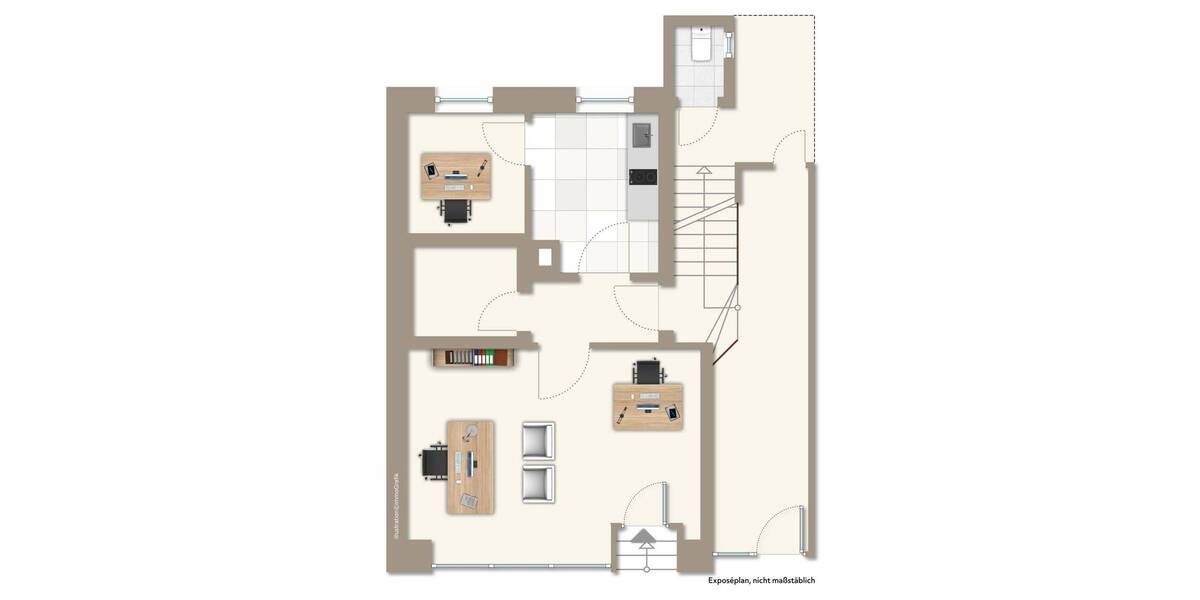 Gewerbeobjekt Pforzheim Südweststadt - 2 Zimmer, 120.000&euro; | Angebot:26499993