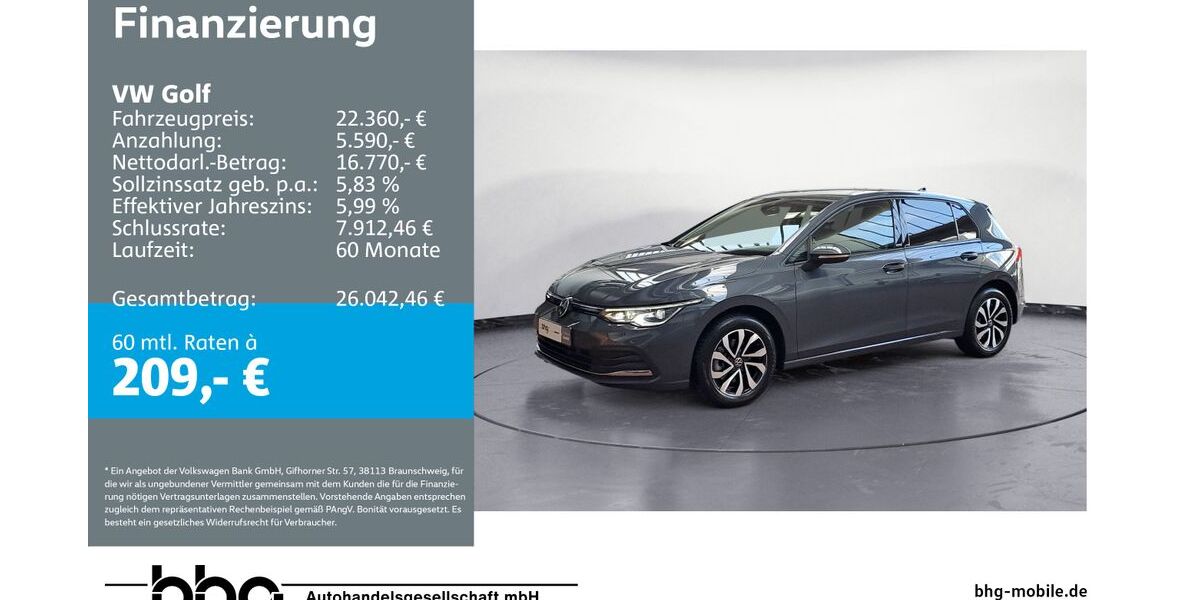 VW Golf 32.765 km 22.360 &euro; Ettlingen 76275