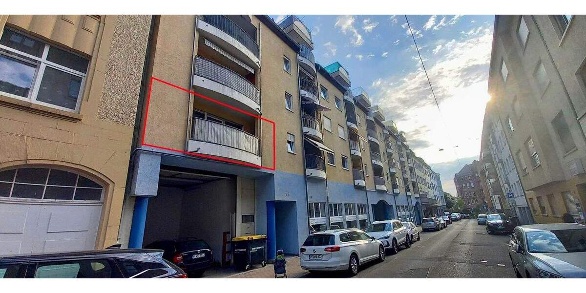 Etagenwohnung Pforzheim Nordstadt - 2 Zimmer, 58 m&sup2;, 165.000&euro; | Angebot:24637117