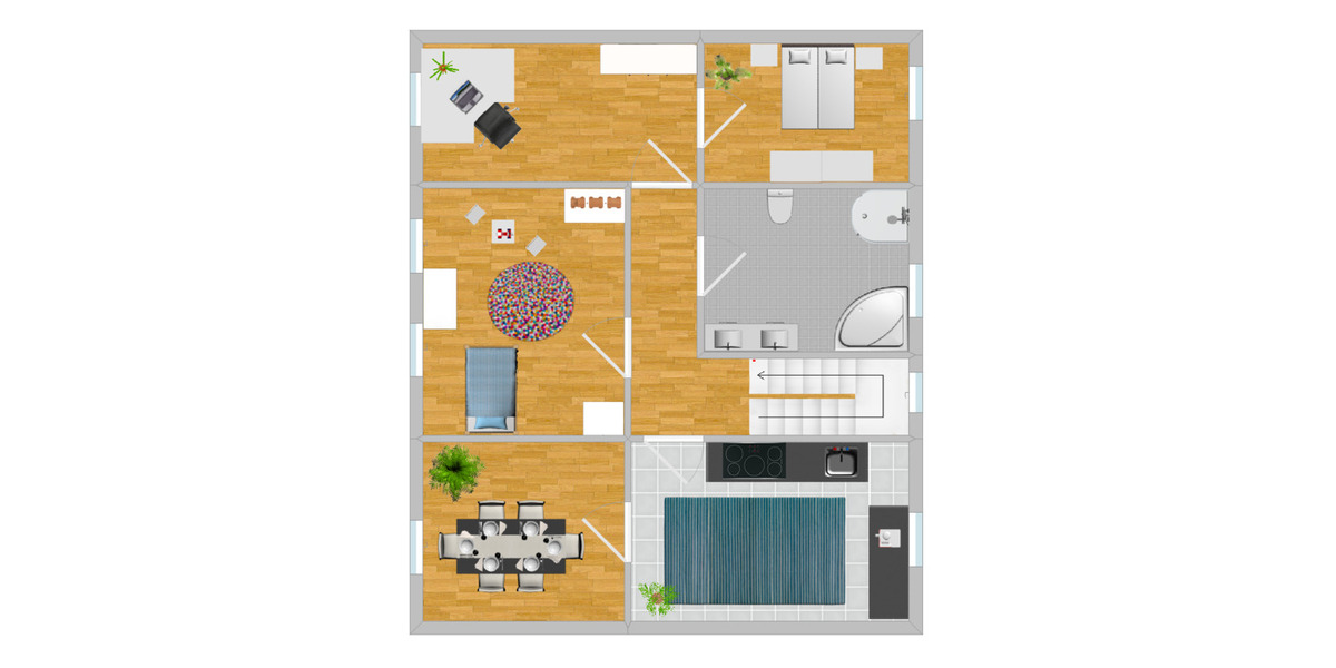Reihenmittelhaus Karlsruhe Hagsfeld - 6 Zimmer, 111 m&sup2;, 320.000&euro; | Angebot:24791679