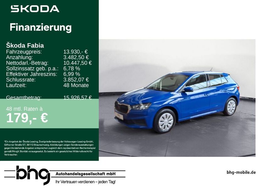 Skoda Fabia 34.127 km 13.930 € Ettlingen 76275