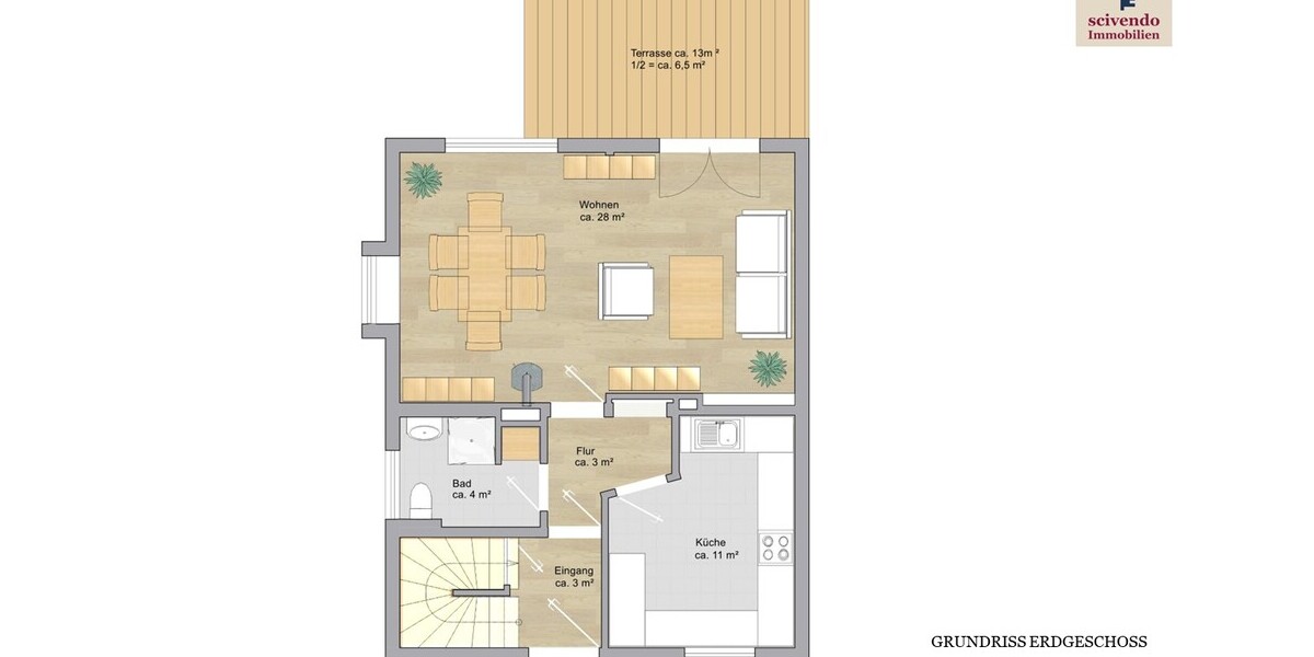 Familienhaus mit Garten in ruhiger Lage - Reihenendhaus Birkenfeld | Angebot:25350466