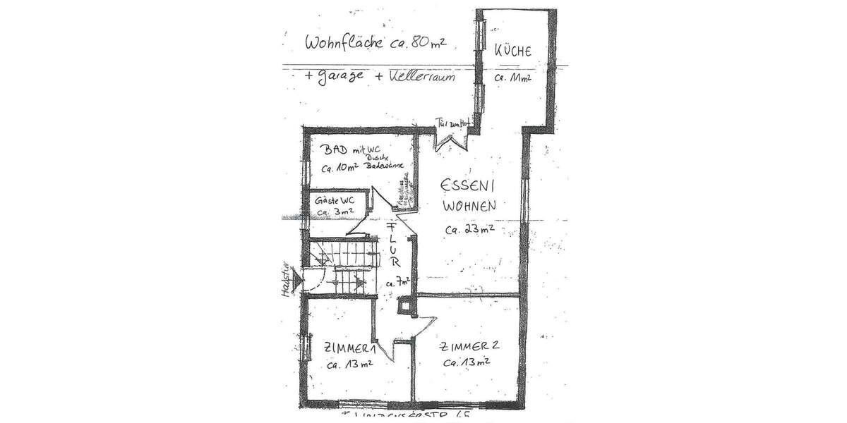 Etagenwohnung Karlsbad-Mutschelbach Mutschelbach - 3 Zimmer, 80 m&sup2;, 765&euro; | Angebot:25780880