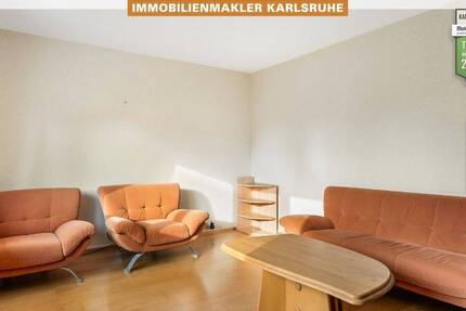 GEMÜTLICH: Helle 2-Zimmer-Wohnung in ruhiger Lage von Karlsruhe-Knielingen 2 zimmer