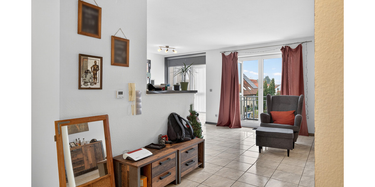 Freiwerdend: Moderne Wohnung mit Balkon und TG in zentraler Lage - Etagenwohnung Muggensturm | Angebot:26675705
