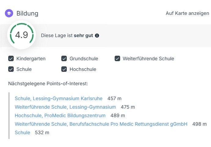 Etagenwohnung Karlsruhe Beiertheim-Bulach - 3 Zimmer, 75 m&sup2;, 292.500&euro; | Angebot:26674945