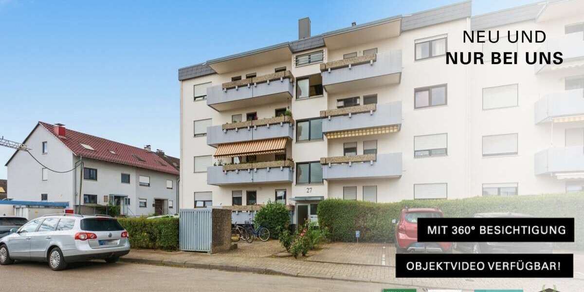Etagenwohnung Stutensee - 3 Zimmer, 79 m&sup2;, 249.000&euro; | Angebot:27167530