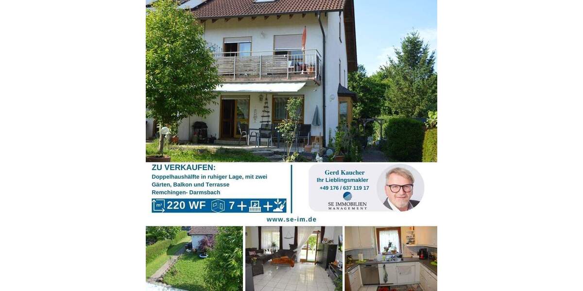 Doppelhaushälfte Remchingen-Darmsbach Darmsbach - 7 Zimmer, 220 m&sup2;, 529.000&euro; | Angebot:25708062