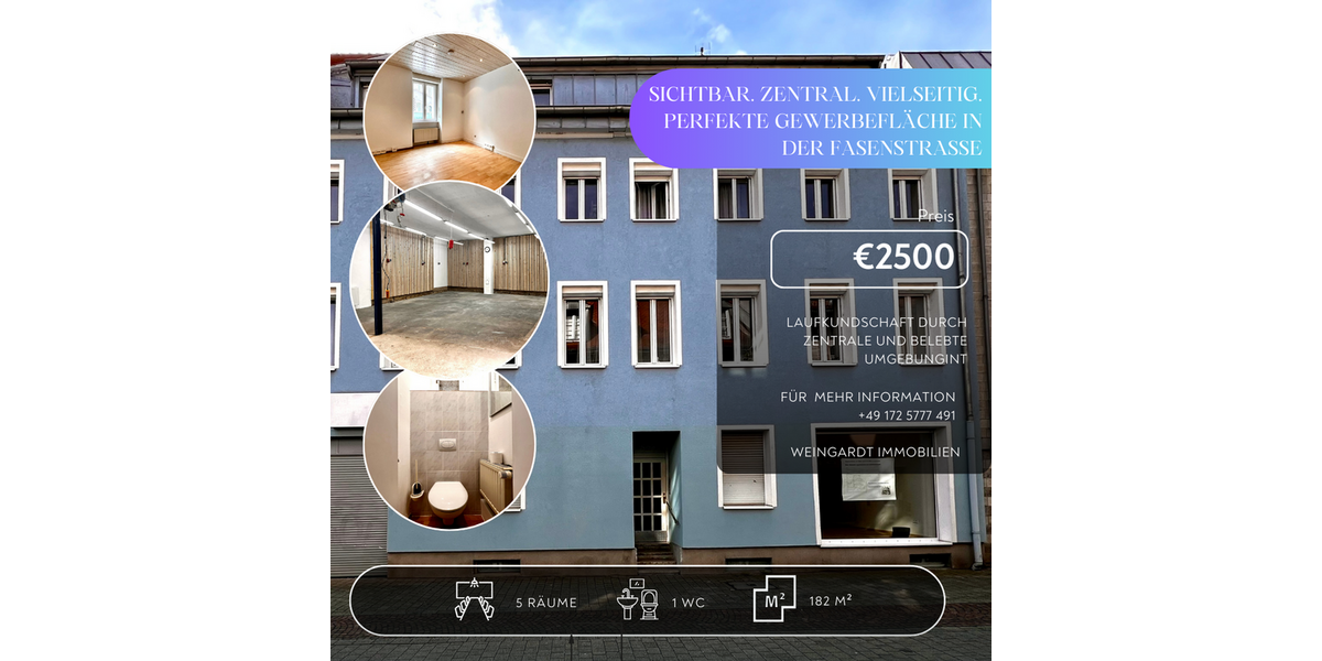 Büro in Karlsruhe 1.800 € 163 m² zimmer