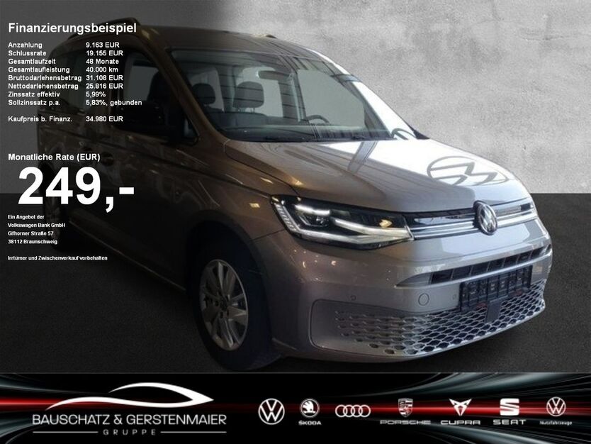 VW Caddy 28.999 km 34.980 € Baden-Baden 76530