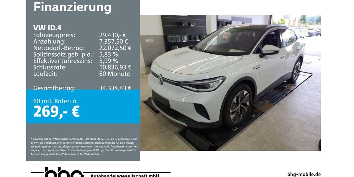 VW ID.4 34.554 km 28.330 &euro; Ettlingen 76275