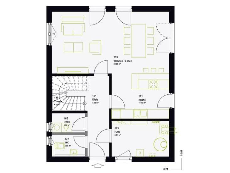 Einfamilienhaus Gondelsheim - 5 Zimmer, 120 m&sup2;, 559.000&euro; | Angebot:26874865