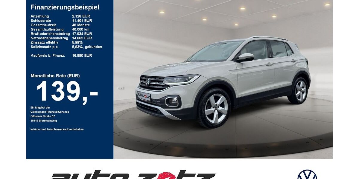 VW T-Cross 94.000 km 16.990 &euro; Landau 76829