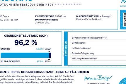 Cupra Born 23.700 km 26.880 &euro; Karlsruhe 76131