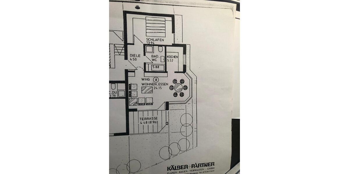 Terrassenwohnung Pforzheim Dillweißenstein - 2.5 Zimmer, 58 m&sup2;, 230.000&euro; | Angebot:26532586