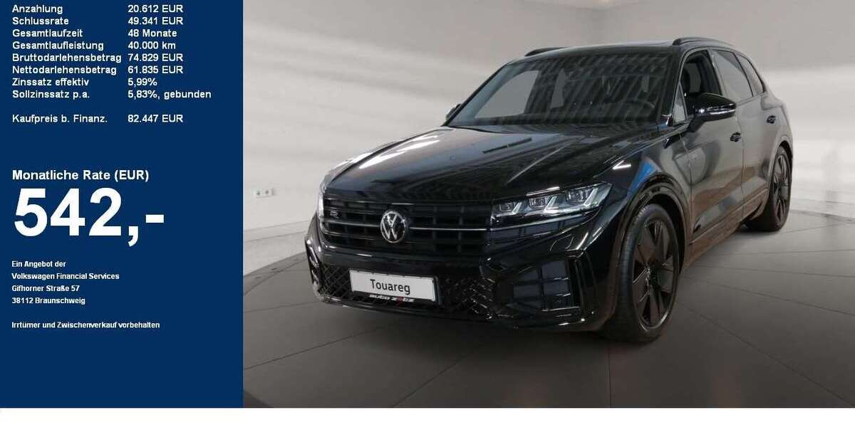 VW Touareg 3.300 km 82.447 &euro; Landau 76829