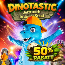Dinotastic Live! Die Reise zum Feuervulkan 12.02.2027 CongressCentrum Pforzheim CCP