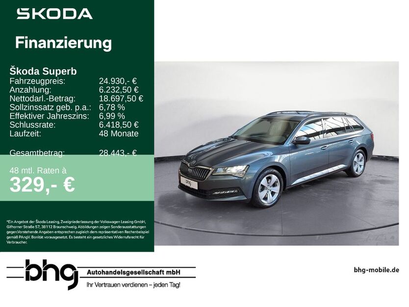 Skoda Superb 68.334 km 24.930 € Ettlingen 76275