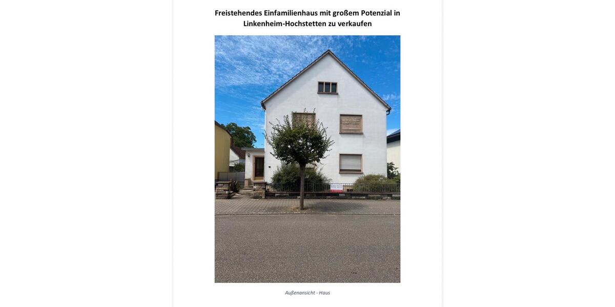 Einfamilienhaus Karlsruhe Knielingen - 6 Zimmer, 123 m&sup2;, 499.000&euro; | Angebot:26249741