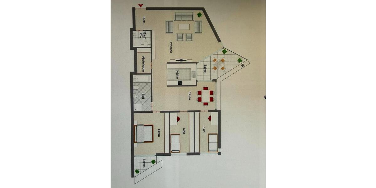 Etagenwohnung Eisingen - 4 Zimmer, 114 m&sup2;, 1.250&euro; | Angebot:26415067