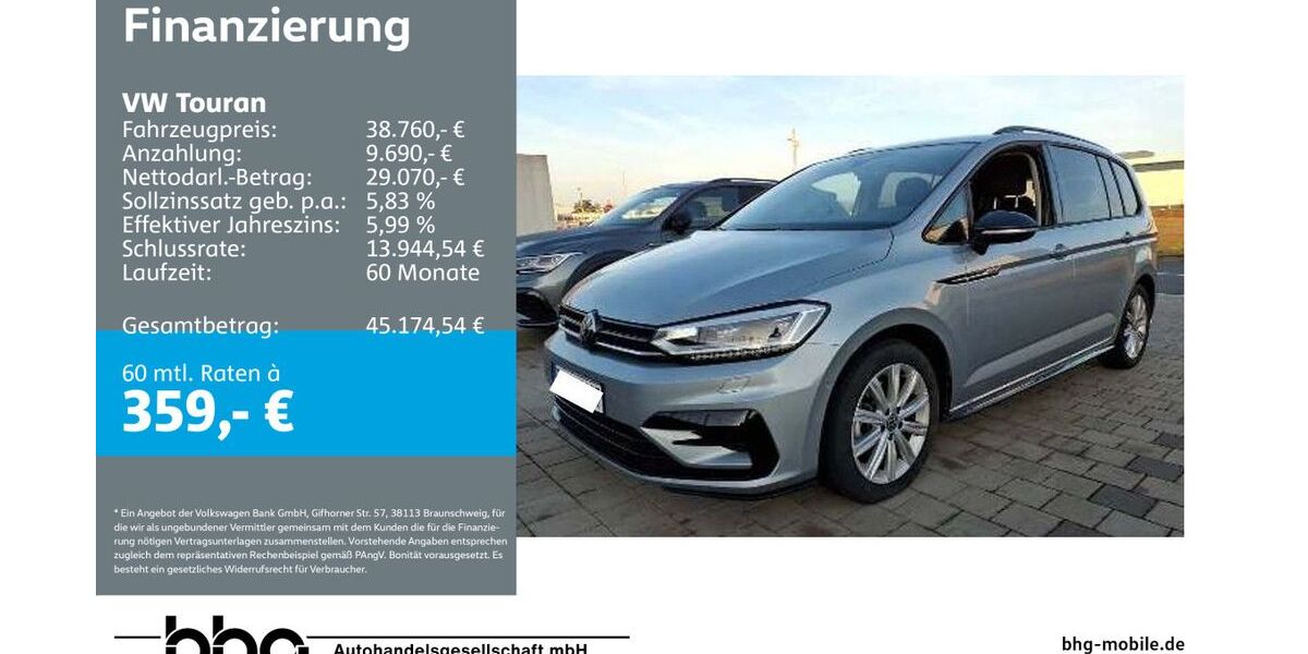 VW Touran 19.847 km 38.760 &euro; Ettlingen 76275