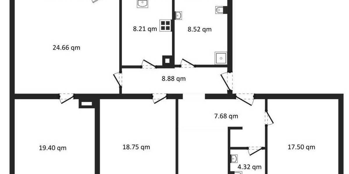 Etagenwohnung Pforzheim Nordstadt - 5 Zimmer, 126 m&sup2;, 1.320&euro; | Angebot:26228704