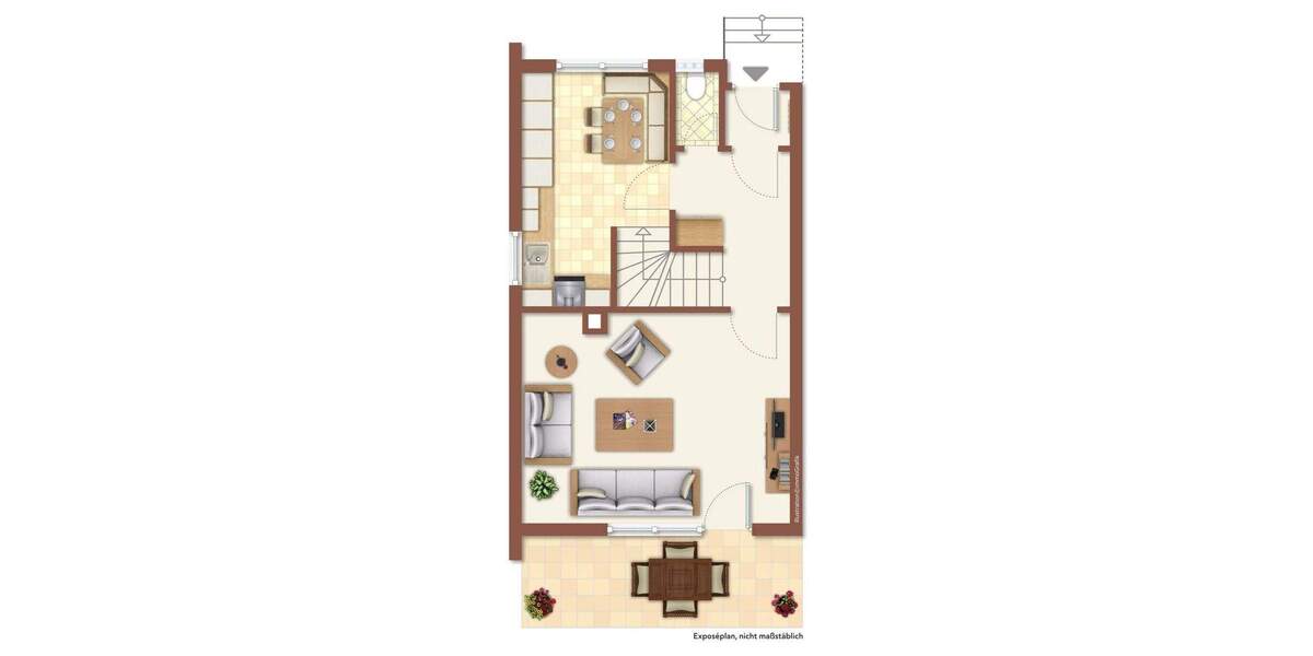 Reihenendhaus Ettlingen - 4 Zimmer, 110 m&sup2;, 300.000&euro; | Angebot:24270389