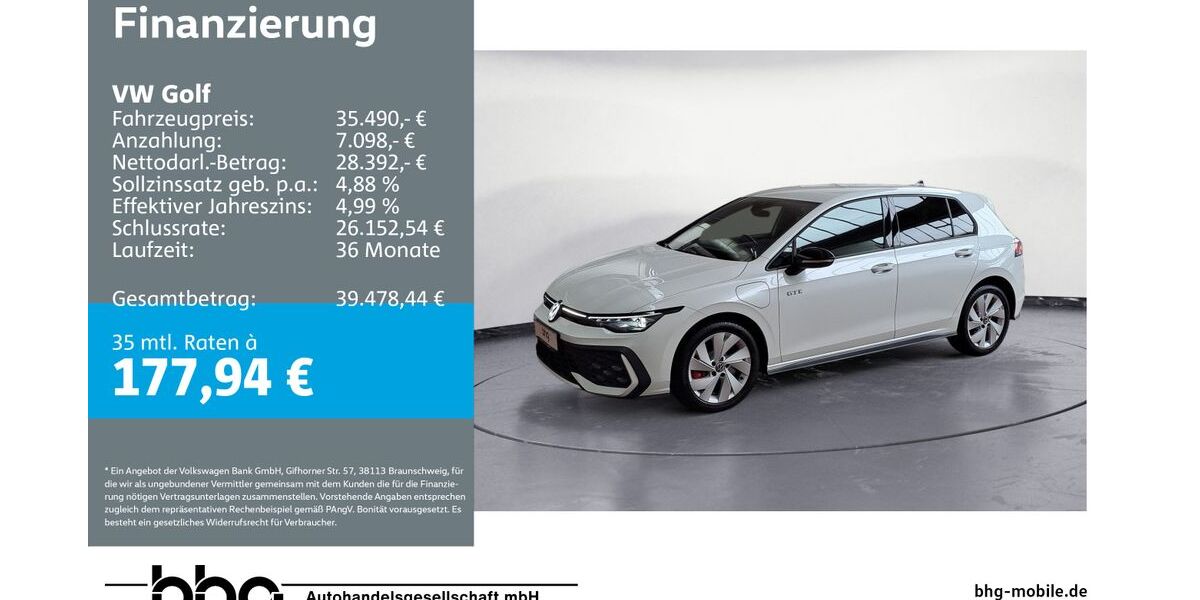 VW Golf 19.554 km 35.490 € Durmersheim 76448