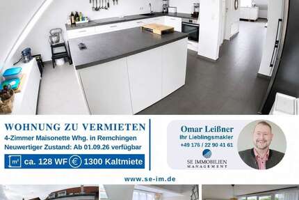 Wohnung Remchingen - 4 Zimmer, 128 m&sup2;, 1.300&euro; | Angebot:26898324