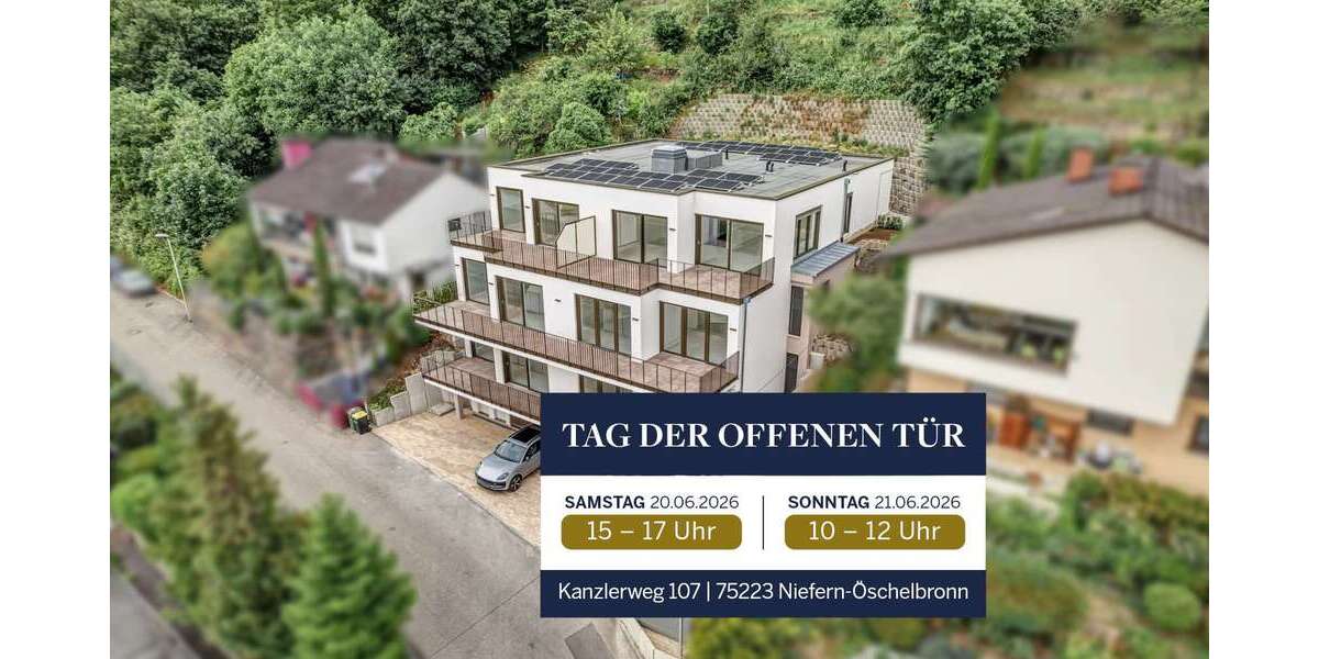 Etagenwohnung Niefern-Öschelbronn / Niefern Niefern - 3 Zimmer, 126 m&sup2;, 648.500&euro; | Angebot:26913099