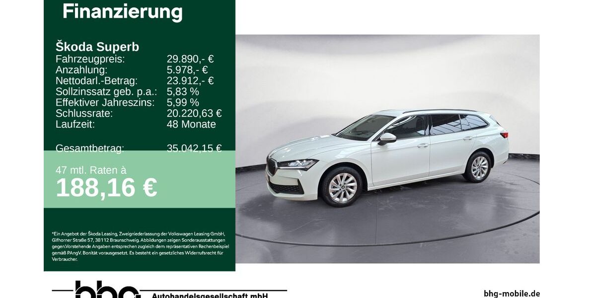 Skoda Superb 24.034 km 29.890 &euro; Durmersheim 76448
