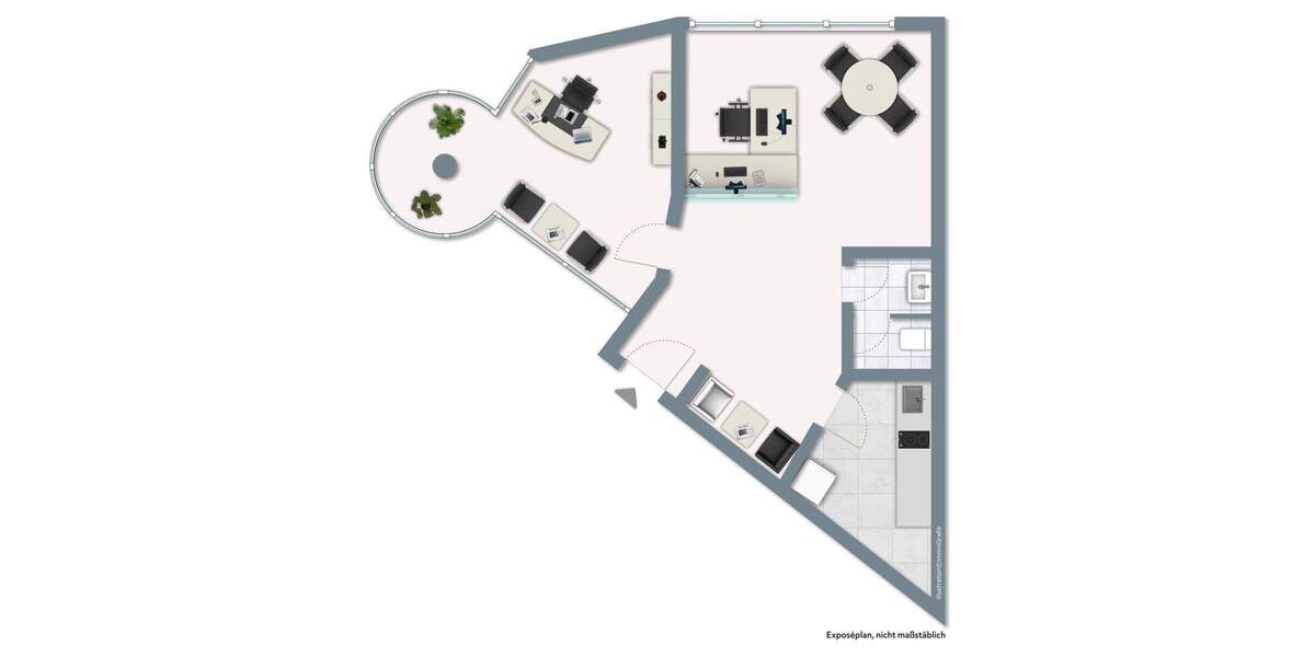 Attraktive Bürofläche im Hilberthof - aktuell vermietet, perspektivisch bezugsfrei ab 01.08.2026 2 zimmer