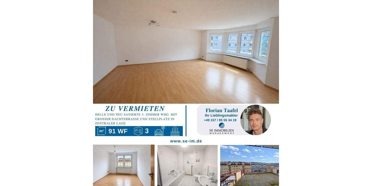 Etagenwohnung Pforzheim Oststadt - 3 Zimmer, 91 m&sup2;, 880&euro; | Angebot:25822150