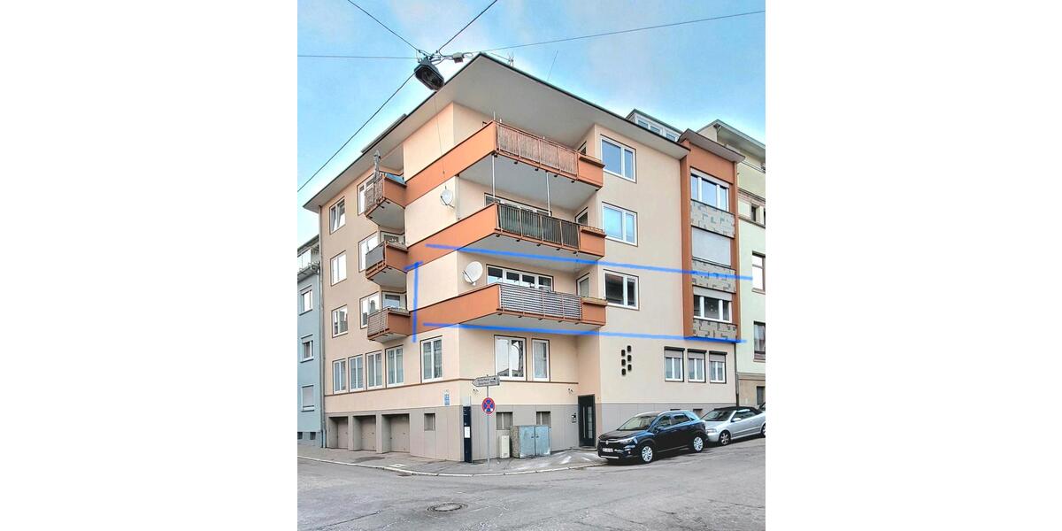 Etagenwohnung Pforzheim Weststadt - 3 Zimmer, 96 m&sup2;, 288.000&euro; | Angebot:25384168
