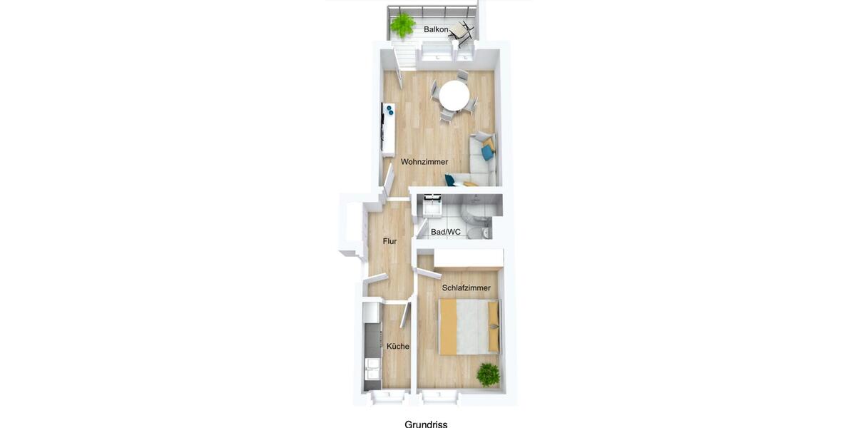 Etagenwohnung Karlsruhe Durlach - 2 Zimmer, 50 m&sup2;, 950&euro; | Angebot:26692427