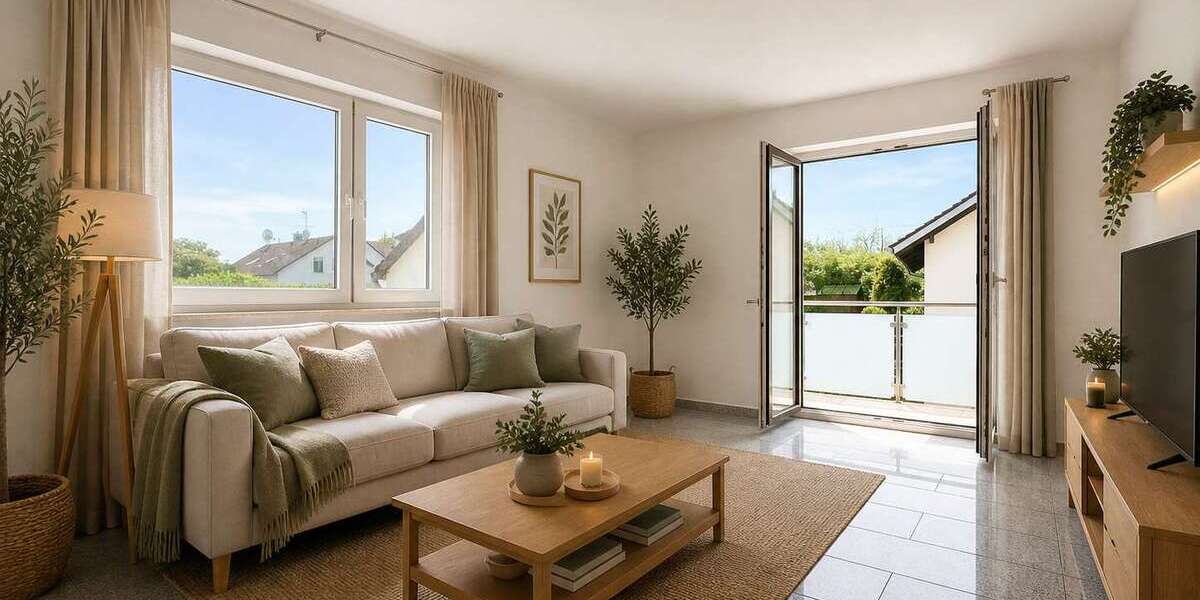 Etagenwohnung Linkenheim-Hochstetten Hochstetten - 3 Zimmer, 72 m&sup2;, 261.000&euro; | Angebot:26424114