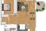 Etagenwohnung Ötisheim - 2 Zimmer, 58 m&sup2;, 189.000&euro; | Angebot:25780505
