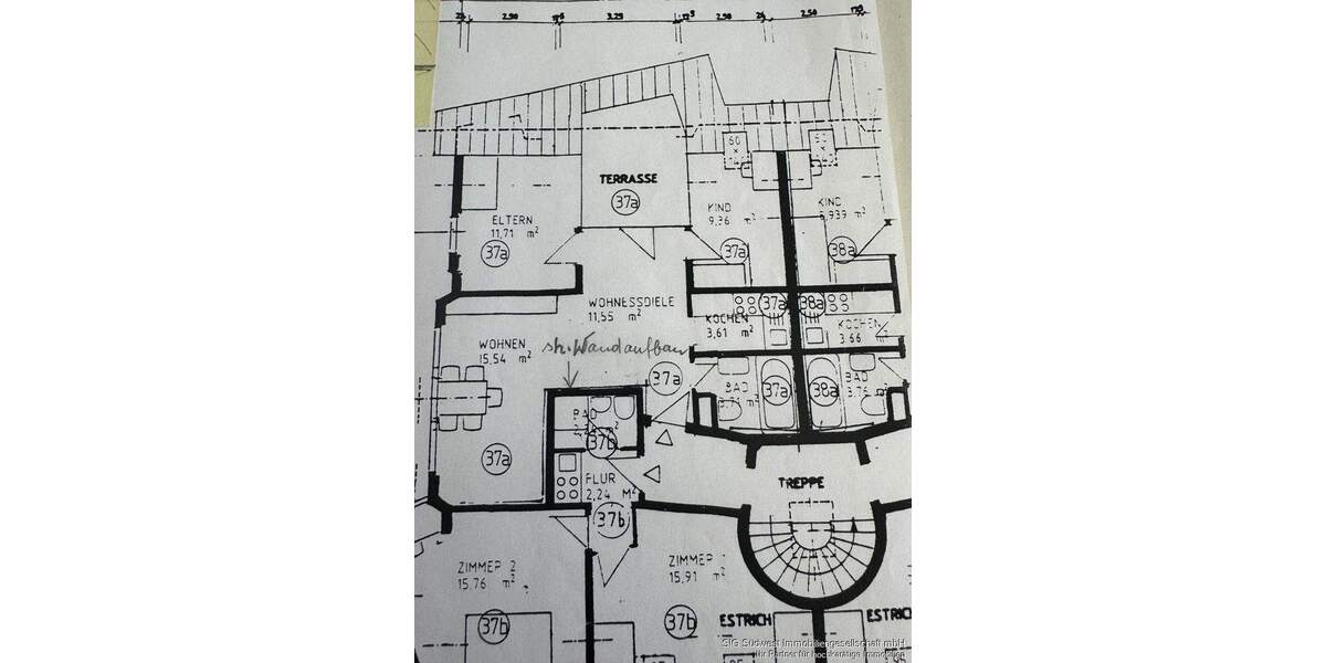 Etagenwohnung Pforzheim Buckenberg - 3 Zimmer, 60 m&sup2;, 199.000&euro; | Angebot:25682173