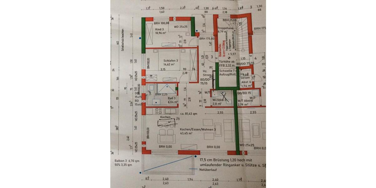 Etagenwohnung Bad Schönborn - 3 Zimmer, 81 m&sup2;, 1.350&euro; | Angebot:25280238