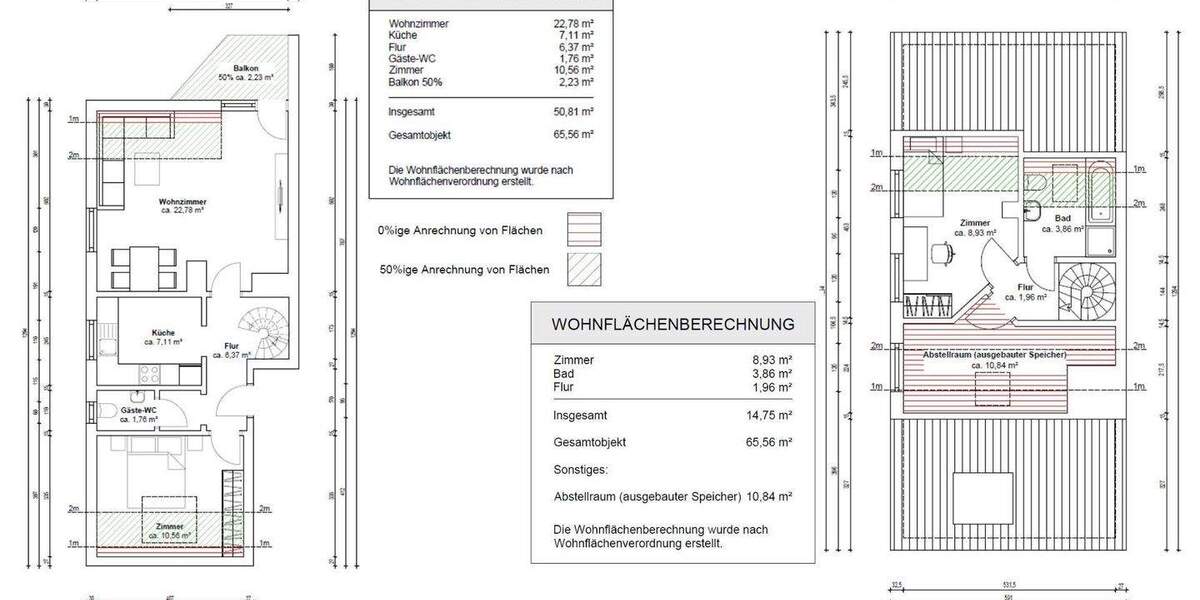 Etagenwohnung Offenbach - 3 Zimmer, 65 m&sup2;, 247.500&euro; | Angebot:25674890