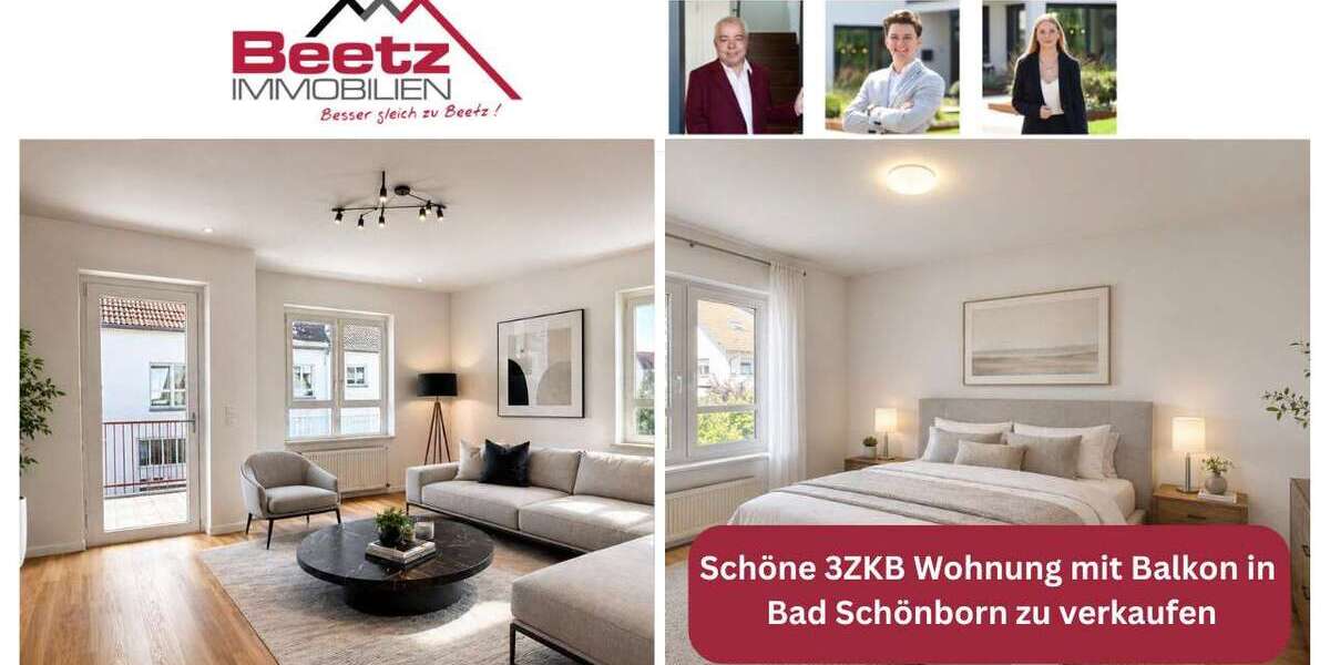 Etagenwohnung Bad Schönborn / Bad Langenbrücken Bad Langenbrücken - 3 Zimmer, 75 m&sup2;, 299.000&euro; | Angebot:26426939
