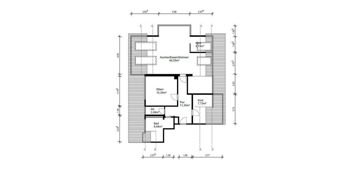 Etagenwohnung Karlsruhe Knielingen - 3 Zimmer, 99 m&sup2;, 355.000&euro; | Angebot:26799127