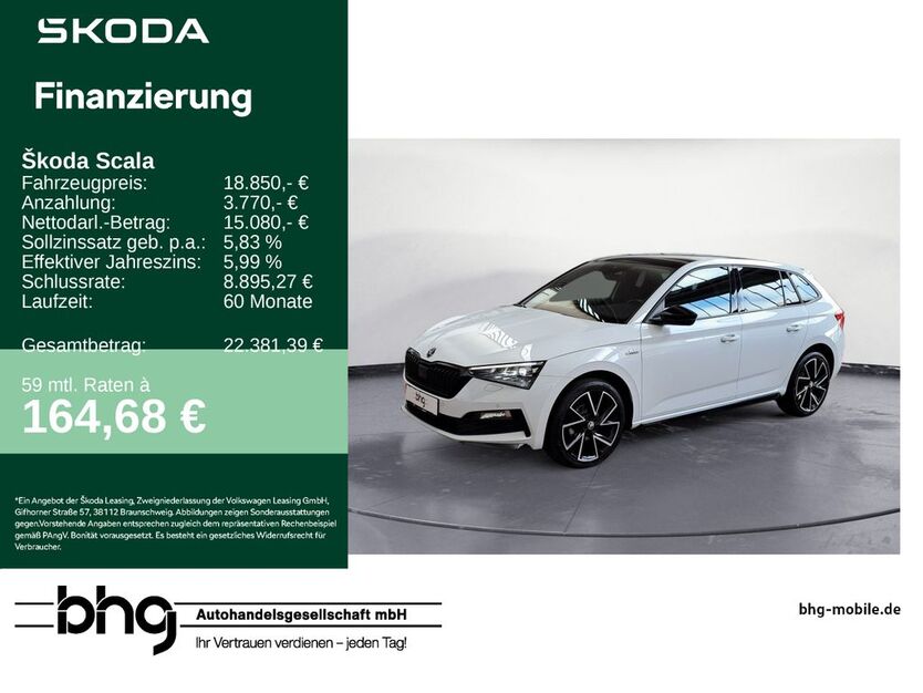 Skoda Scala 96.345 km 18.850 € Ettlingen 76275