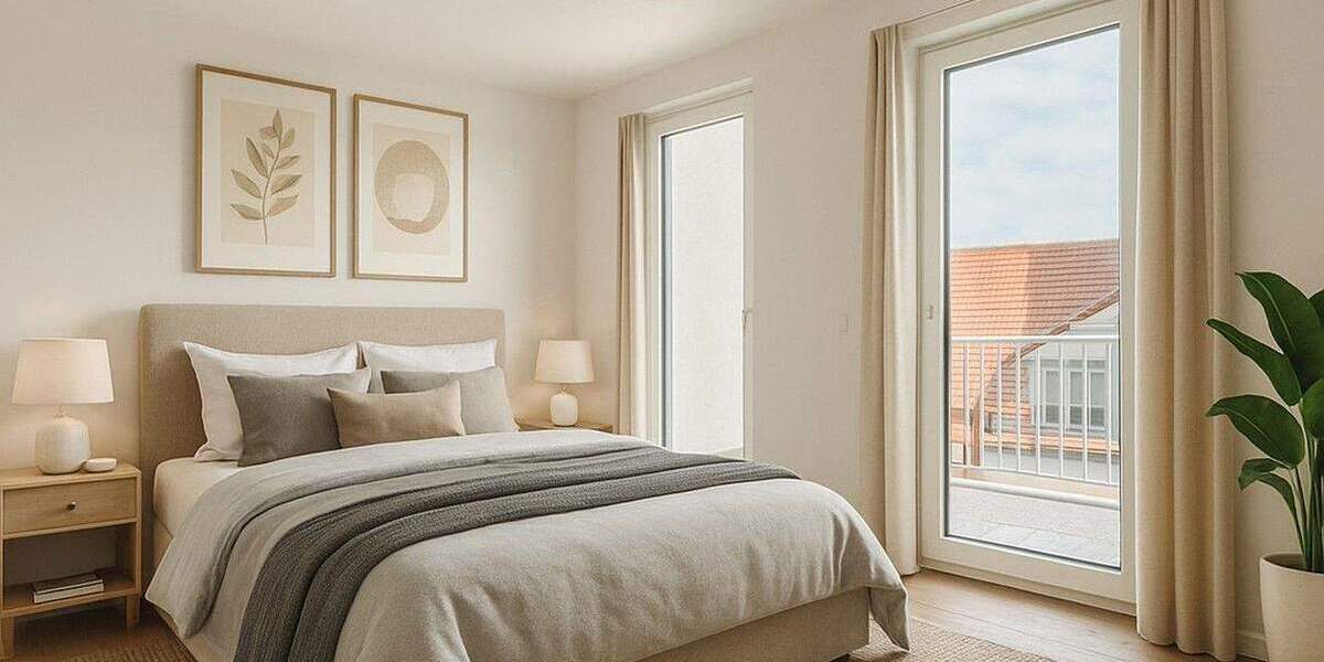 Eleganz und Weitblick - Dachgeschosswohnung mit zwei Loggien und luxuriösem Design 4 zimmer